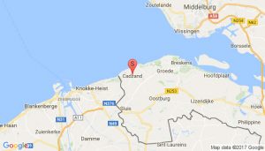 cadzand zeeland kaart